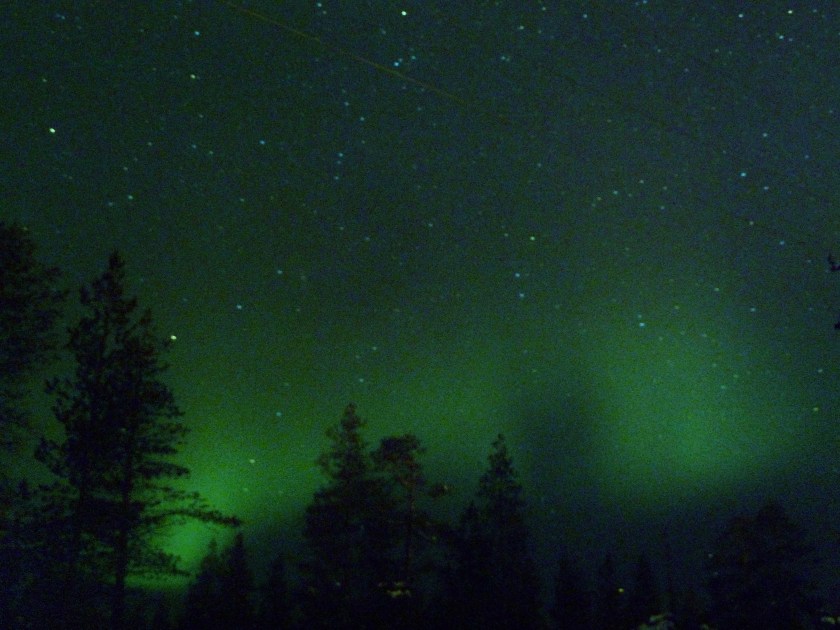 Aurora Boreale a Saariselka nella Lapponia Finlandese