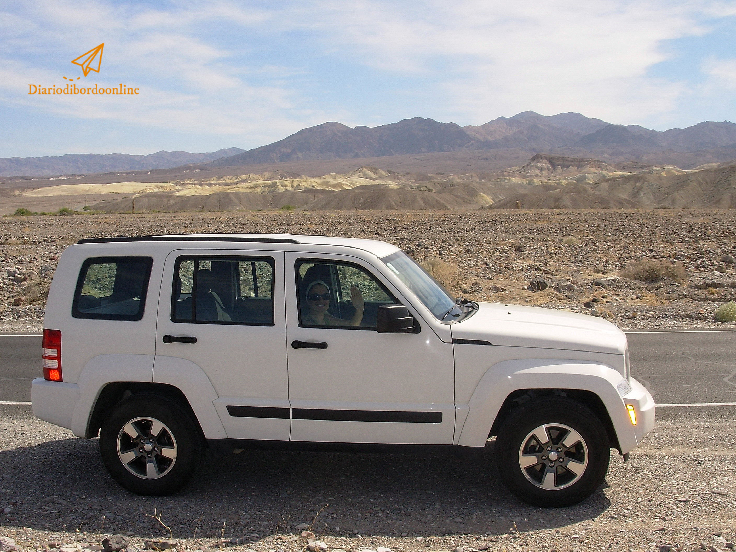 Lungo la Death Valley