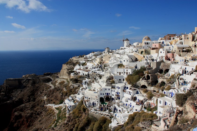 Villaggio di Oia a Santorini