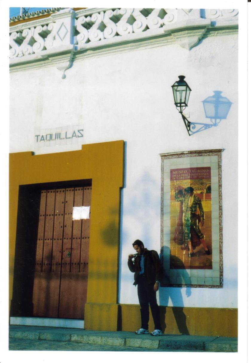 Manifesto in Plaza de Toro a Siviglia