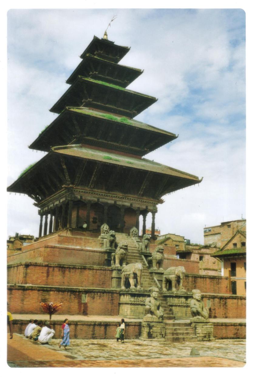 Tempio di Nyatapola a Bhaktapur