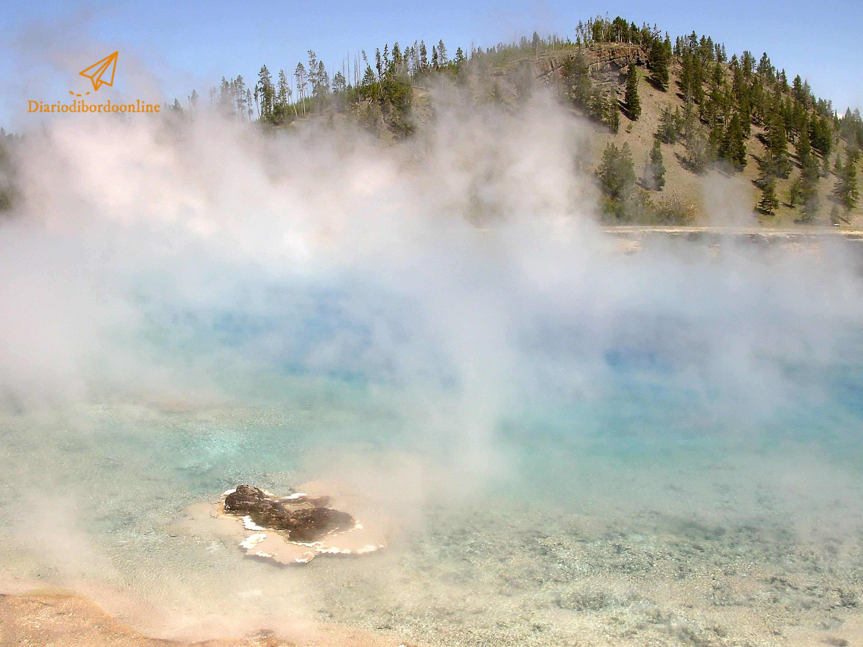 Pozza bollente allo Yellowstone NP