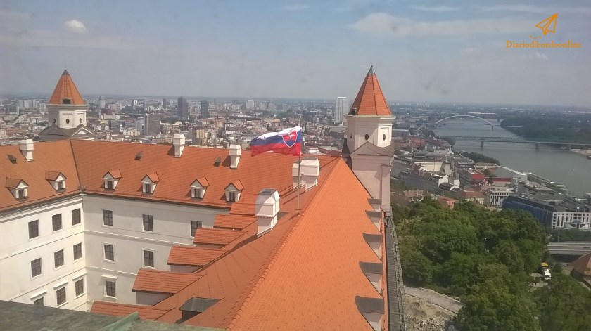 Vista dal Castello di Bratislava
