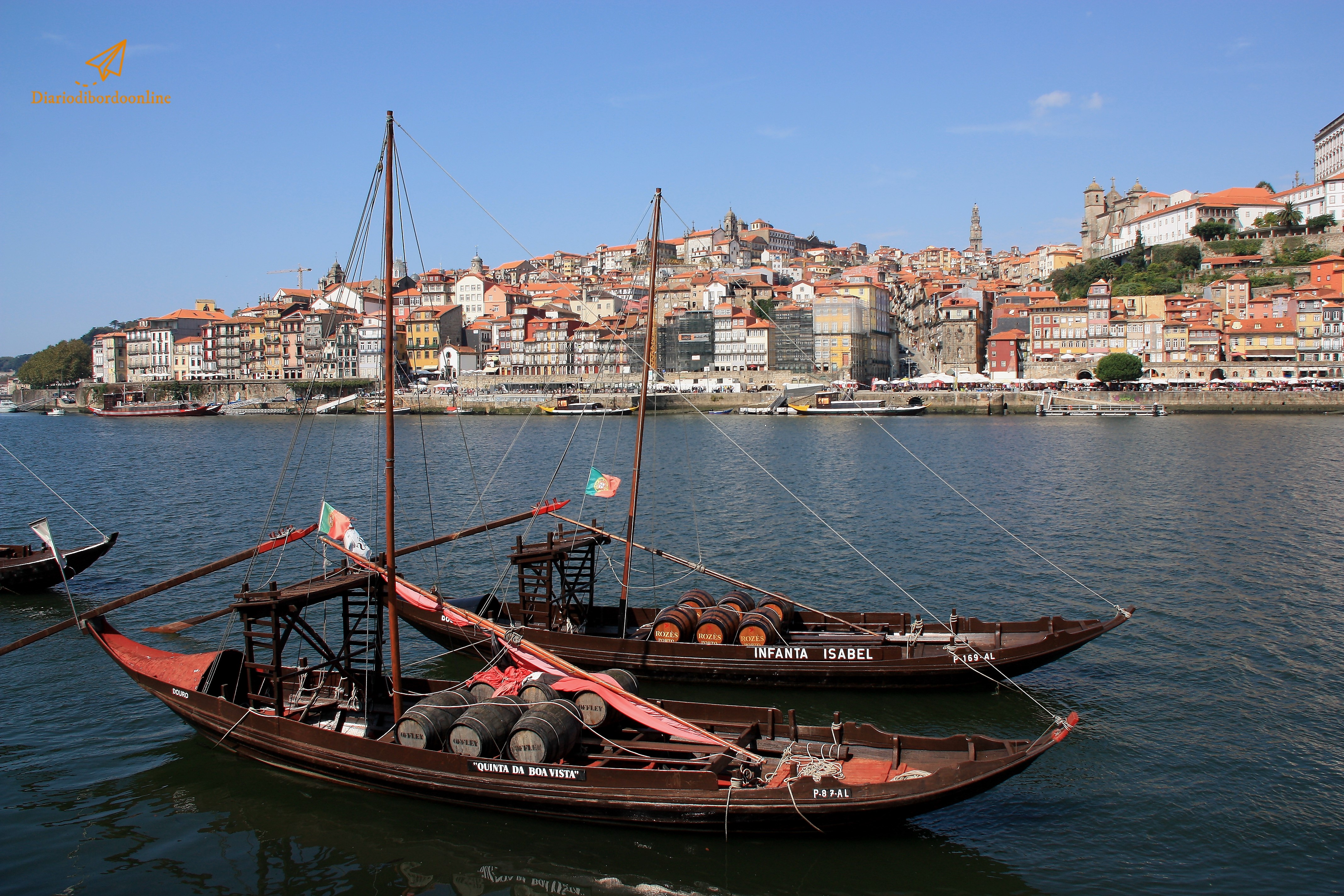 Barche per il trasporto del Porto