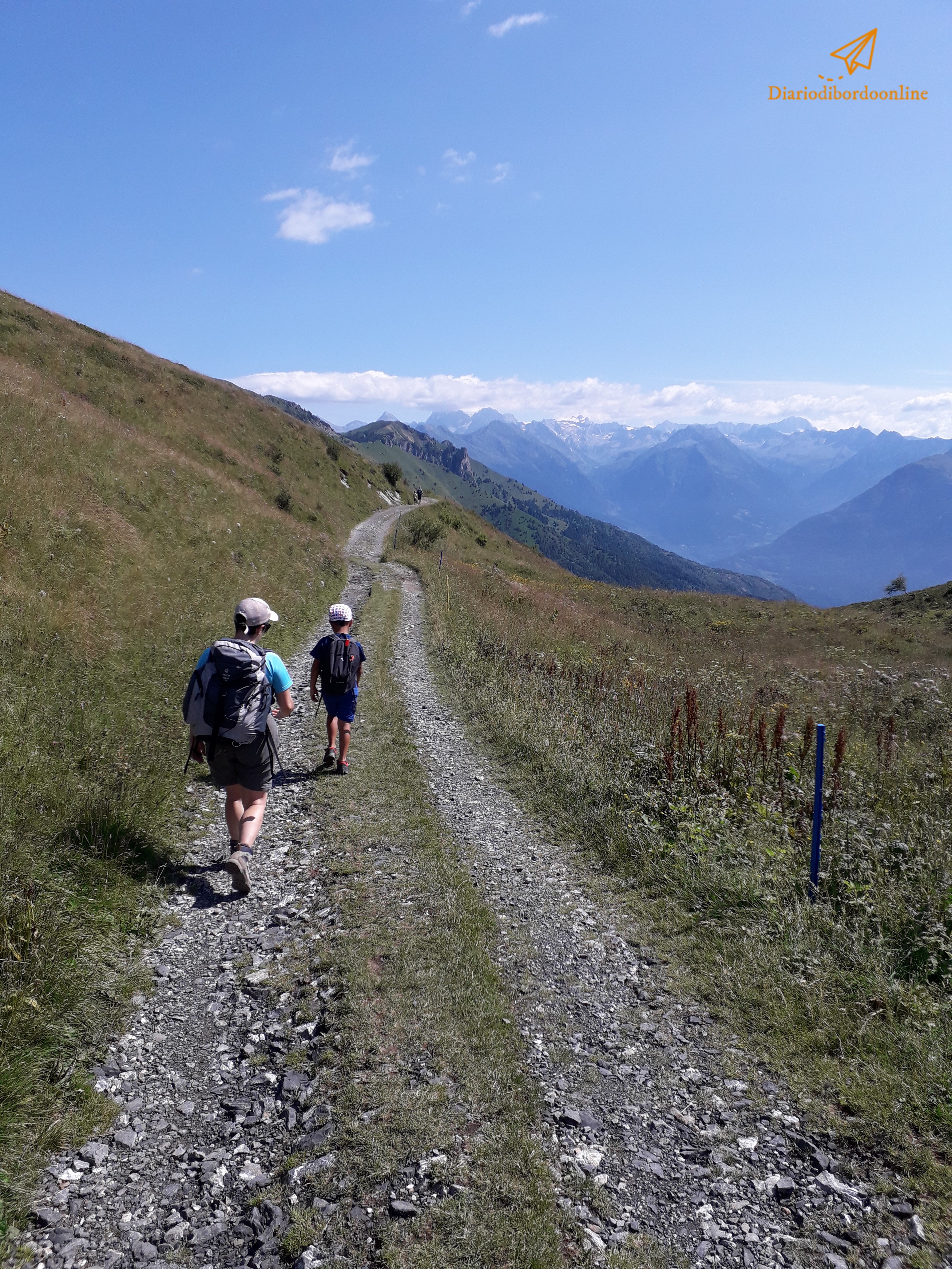 Sentiero per il Rif.Campione