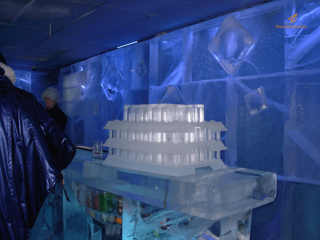 bancone del bar di ghiaccio