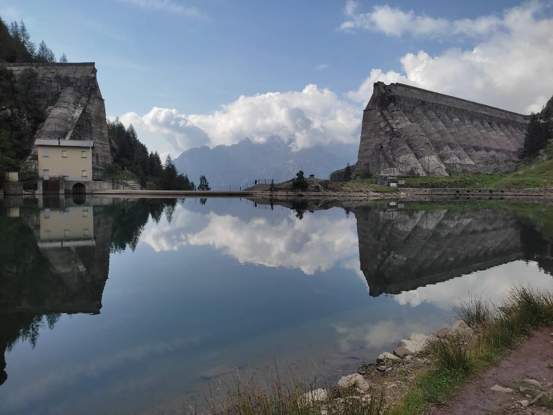 Quello che resta della Diga del Gleno